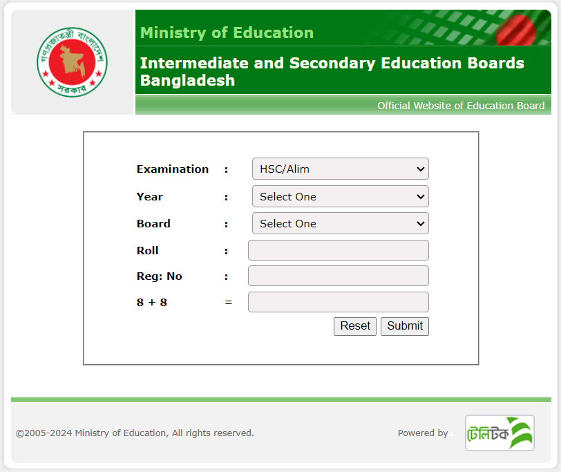 HSC Exam Results 2024